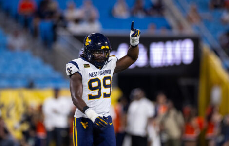 West Virginia beats No. 25 Virginia 38-27 in the Duke's Mayo Classic